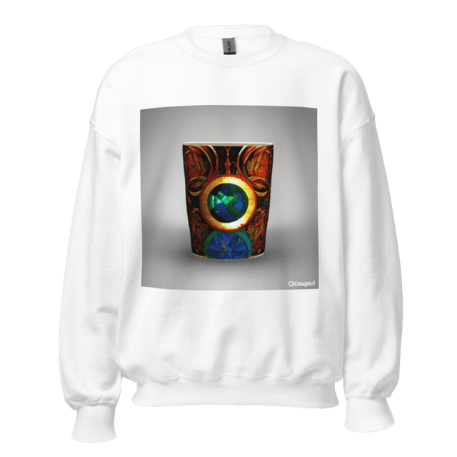 White / S Stained Glass Coffee Sweater